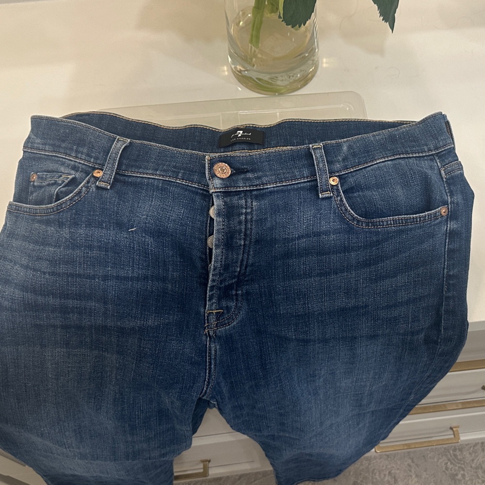 7 For All Mankind Josefina Ankle Jeans - Blue - Picture 6 of 12